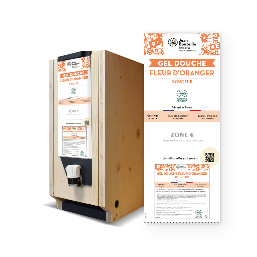 ILV - Générique - Gel douche fleur d'oranger - Tonifiant et hydratant