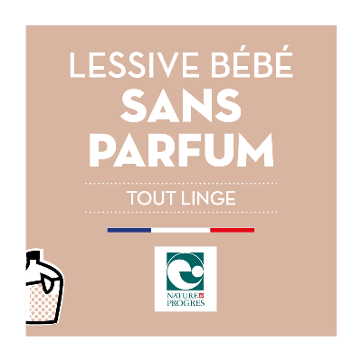 [JB0537BIB10] Lessive Sans parfum "Bébé" - Nature &amp; Progrès SAVONS ARTHUR - BIB10L